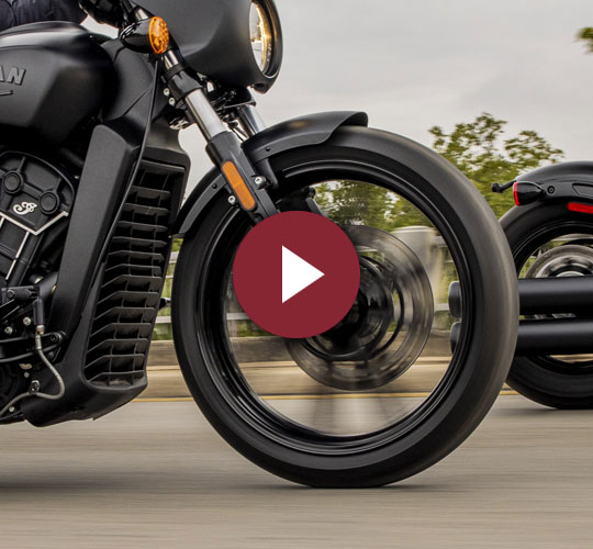 Rueda delantera de 19"